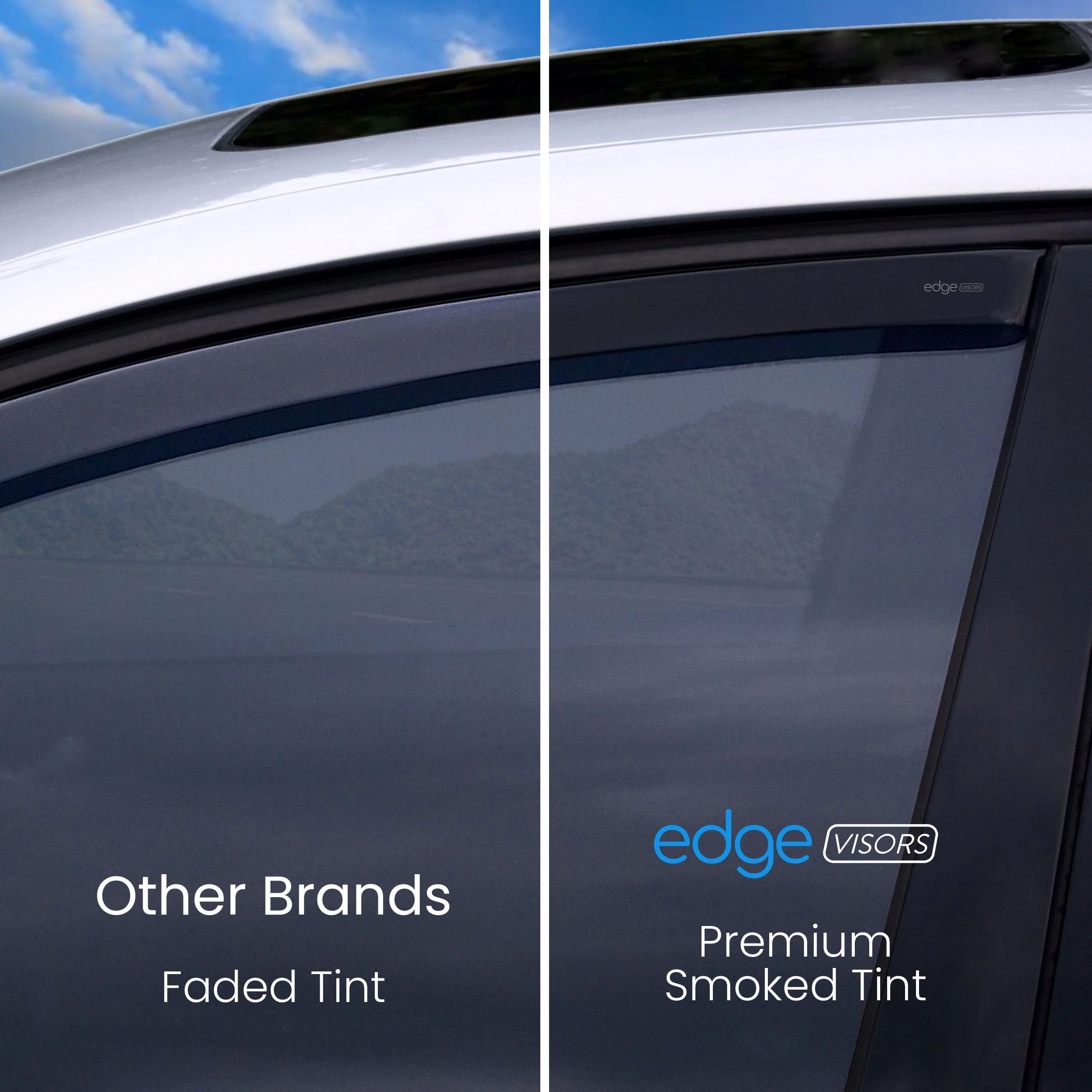 Audi A1 MK1 2012-2018 3 Door Hatchback Wind Deflectors 2pc - Image 5