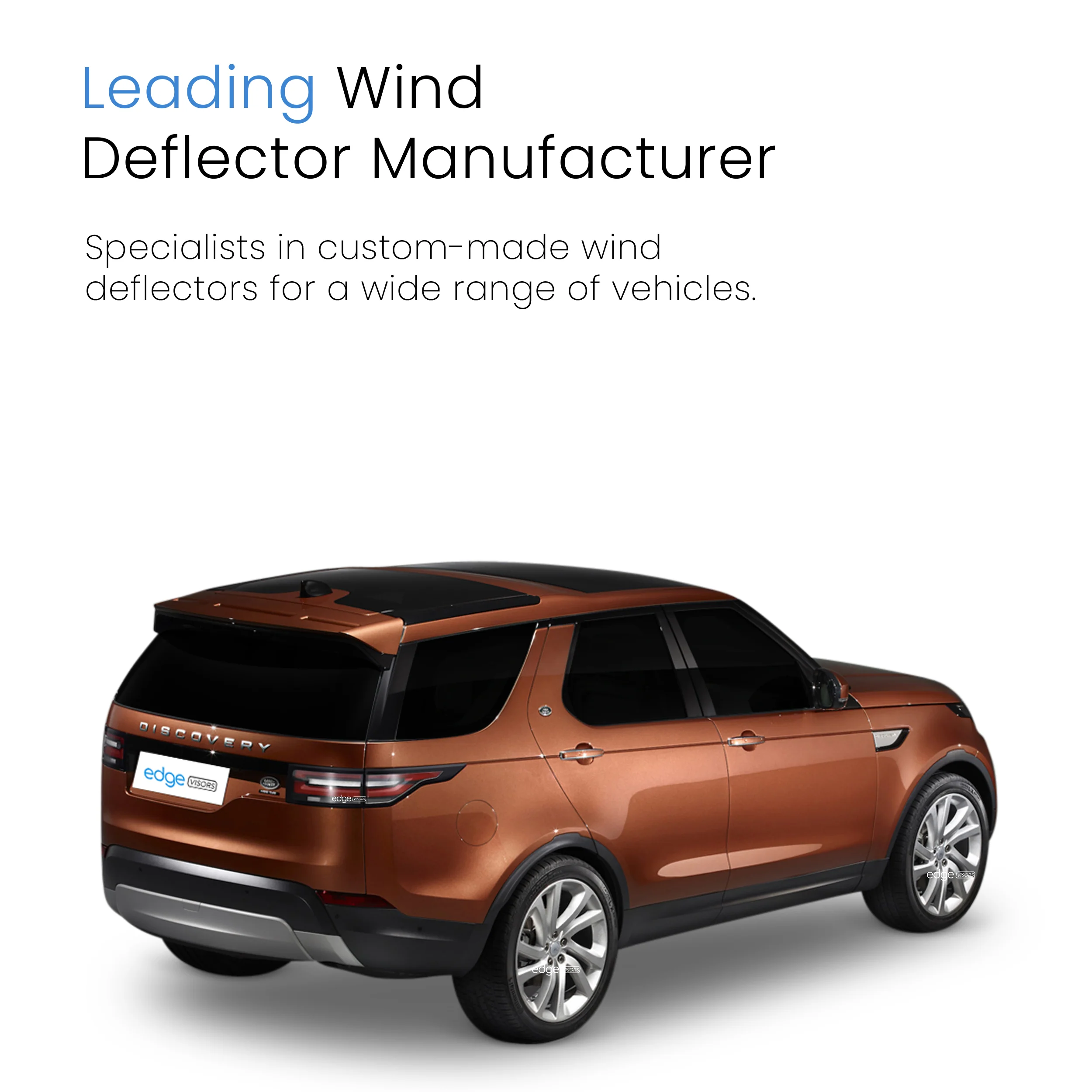 Land Rover Discovery MK5 2017-onwards 5 Door SUV Wind Deflectors 4pc - Image 4