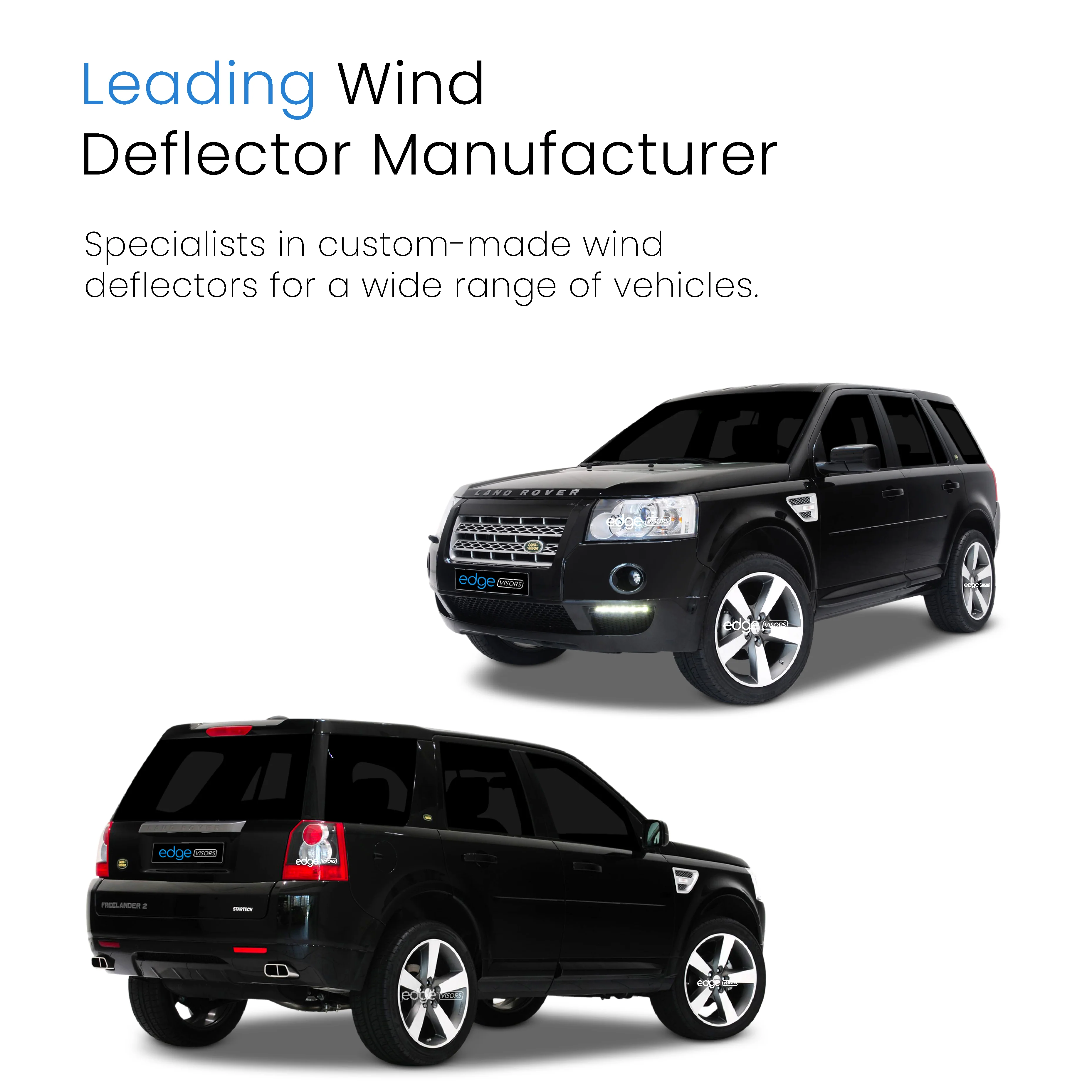 Land Rover Freelander MK2 2006-2014 5 Door SUV Wind Deflectors 4pc - Image 4